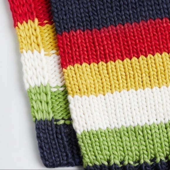 ModCloth Cozy Days Striped Scarf, New with Tags - Picture 6 of 7